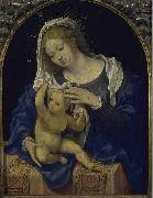 Madonna and Child Playing With the Veil